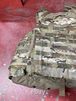 CARRIER DE PLAQUES DE PROTECTION POUR CORPS ARMY OCP MULTICAM FABRIQUÉ AVEC INSERTS EN KEVLAR TRES PETIT