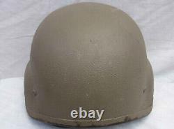 Casque balistique ProTech modèle 775 de niveau IIIA, couleur marron, taille grande, fabriqué en Israël