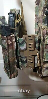 Commandant Quick Release Tactical Carrier Multicam /level 3 Ar500 Plaques