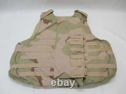 Desert Camouflage Body Armor Plate Transporteur Made Dcu Withkevlar Inserts XL Vest
