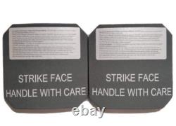 Ensemble De 6×6 Monolithic Ceramic Body Armor Strike Face Plaques Latérales (nouveau)