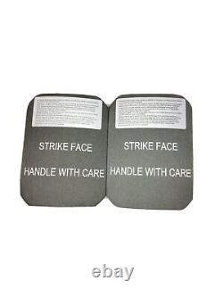 Ensemble De 6×8 Monolithic Ceramic Body Armor Strike Face Plaques Latérales (nouveau)