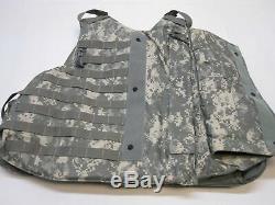 Gilet Pare-balles Body Armor Plaque Support X-large Niveau Vest Avec Iii-a Inserts