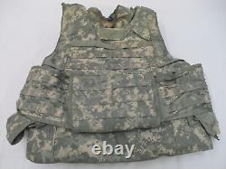 Gilet pare-balles camouflage digital X-large avec plaques de protection en armure corporelle de niveau III-a