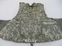 Gilet pare-balles camouflage digital X-large avec plaques de protection en armure corporelle de niveau III-a