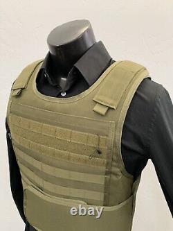 Gilet pare-balles dissimulable transporteur d'armure corporelle en kevlar 3A XL M 2XL 3XL