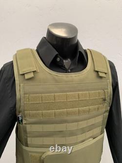 Gilet pare-balles dissimulable transporteur d'armure corporelle en kevlar 3A XL M 2XL 3XL