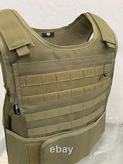 Gilet pare-balles dissimulable transporteur d'armure corporelle en kevlar 3A XL M 2XL 3XL