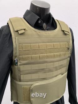 Gilet pare-balles dissimulable transporteur d'armure corporelle en kevlar 3A XL M 2XL 3XL