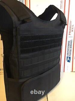 Gilet pare-balles gratuit fabriqué avec des plaques de Kevlar 3a M L Xl Xxl 3xl 2xl USA