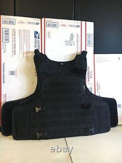 Gilet pare-balles tactique GRATUIT lllA avec plaques d'insertion pour armure corporelle L XL 2XL