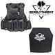 Gilet Tactique Force Recon Black Storm Avec Porte-plaques Et Plaques Balistiques De Niveau Iii L3