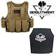 Gilet Tactique Force Recon Desert Fox Tan Avec Porte-plaques Et Armure De Niveau Iii L3