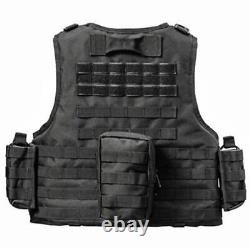 Gilet tactique Force Recon Phantom Sage avec porte-plaques et plaques balistiques de niveau III+