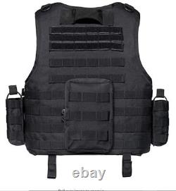 Gilet tactique Force Recon Phantom Sage avec porte-plaques et plaques balistiques de niveau III+