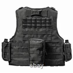 Gilet tactique Phantom Sage Force Recon avec porte-plaques et plaques d'armure de niveau III