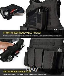 Gilet tactique Phantom Sage Force Recon avec porte-plaques et plaques d'armure de niveau III