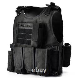 Gilet tactique Phantom Sage Force Recon avec porte-plaques et plaques d'armure de niveau III