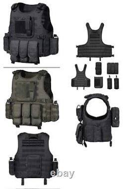 Gilet tactique Phantom Sage Force Recon avec porte-plaques et plaques d'armure de niveau III