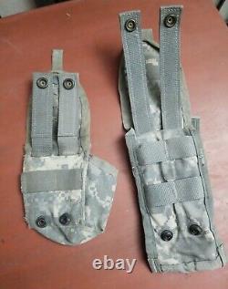 Gilet tactique et accessoires Molle, 2 plaques de blindage corporel de niveau III de 11x14.