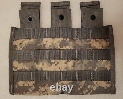 Gilet tactique et accessoires Molle, 2 plaques de blindage corporel niveau III de 11x14.