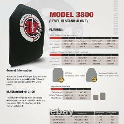 Hesco 3800 2.1lb Niveau III Stand Seul 10 X 12 Shooter Coupe-nij Certifié