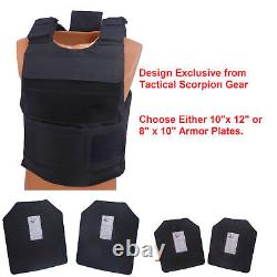 Niveau III Complet Ar500 Corps En Acier Armor Double Poche Veste Léger Construction