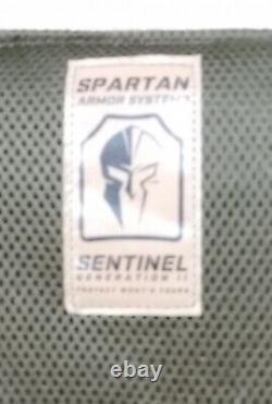 Niveau III+ Plaques Certifiées AR550 Pack Sentinel Porte-Plaque Spartan Vert