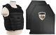 Niveau Iiia 3a Inserts D'armure Corporelle Gilet Pare-balles Exp Noir L-xxl+ 10x12