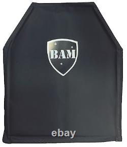 Niveau IIIA 3A Inserts d'armure corporelle Gilet pare-balles Gilet pare-balles - Noir 10x12s