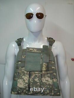Niveau Iii+ Ar500 Body Armor Carrier Bullet Proof Vest Lite Digital W Steel Plate
