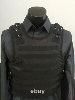 Nouveau Ar500 Bulletproof Vest Threat 3 Tactical Carrier Body Armor Second Chance