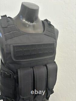 Nouveau gilet pare-balles en kevlar 3A avec plaques balistiques shooterscut lllA, fabriqué aux États-Unis.