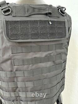 Nouveau gilet pare-balles en kevlar 3A avec plaques balistiques shooterscut lllA, fabriqué aux États-Unis.