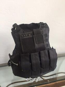 Nouveau gilet tactique porteur de plaques gratuit fabriqué avec des plaques en Kevlar et inserts de panneaux 3a