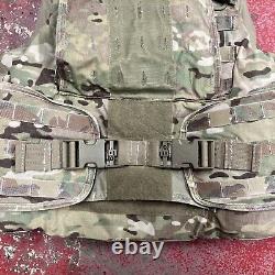 PLAQUE DE PROTECTION DE CORPS ARMY OCP MULTICAM AVEC CARRIÈRE DE PLAQUE DE PROTECTION EN KEVLAR FAITE AVEC DES INSERTS MOYENS