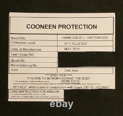 PROTECTION COONEEN / Plaque en céramique SAPI Niveau 3 Équivalent Lvl III / Délivré au Royaume-Uni