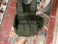 Plaque de blindage AR500 Armor Plate Carrier Vert L/XL avec plaques