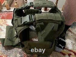 Plaque de blindage AR500 Armor Plate Carrier Vert L/XL avec plaques