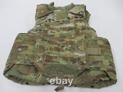 Plaque de protection corporelle Gen 3 Ocp Multicam avec gilet pare-balles et inserts souples de niveau 3a de grande taille