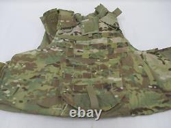 Plaque de protection corporelle Gen 3 Ocp Multicam avec gilet pare-balles et inserts souples de niveau 3a de grande taille