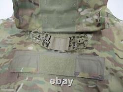 Plaque de protection corporelle Gen 3 Ocp Multicam avec gilet pare-balles et inserts souples de niveau 3a de grande taille