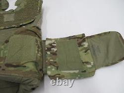 Plaque de protection corporelle Gen 3 Ocp Multicam avec gilet pare-balles et inserts souples de niveau 3a de grande taille