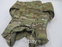 Plaque de protection corporelle Gen 3 Ocp Multicam avec gilet pare-balles et inserts souples de niveau 3a de grande taille