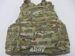 Plaque de protection corporelle Gen 3 Ocp Multicam avec gilet pare-balles et inserts souples de niveau 3a de grande taille