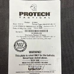 Plaque de protection individuelle pour fusil de niveau III Protech 2120-5, ensemble de 2 plaques #1011418