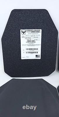 Plaques de blindage multicourbées Armored Republic Ar500 Niveau III+ 11 x 14 avec coussinets LH