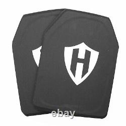 Plaques de protection balistique Hudi Tactical set Niveau IIIA 3A 11x14 PE vidéo