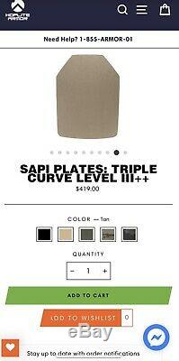 Sapi Plaques Triple Courbe De Niveau III Set ++