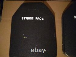 Strike Face Plaques Balistiques Niveau 3 10x12 Gamma Plus Gilet Pare-balles